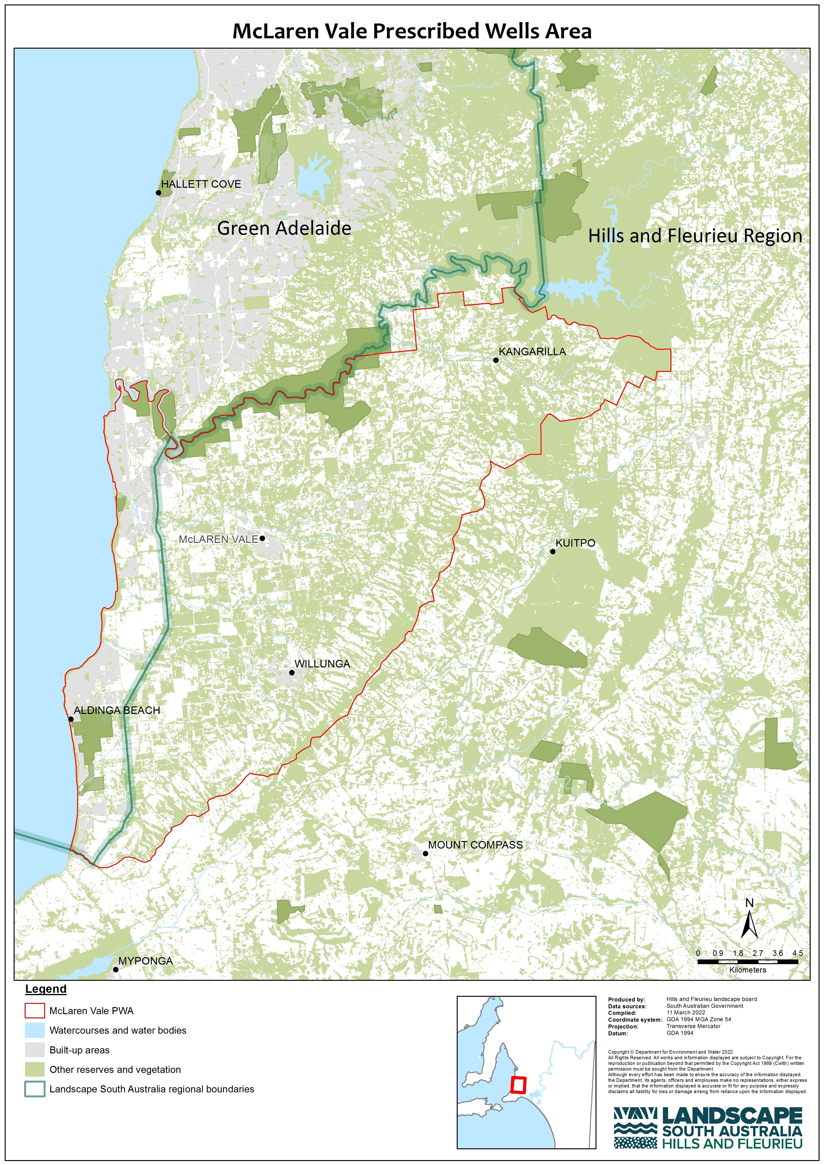 Mc Laren Vale Prescribed Wells Area